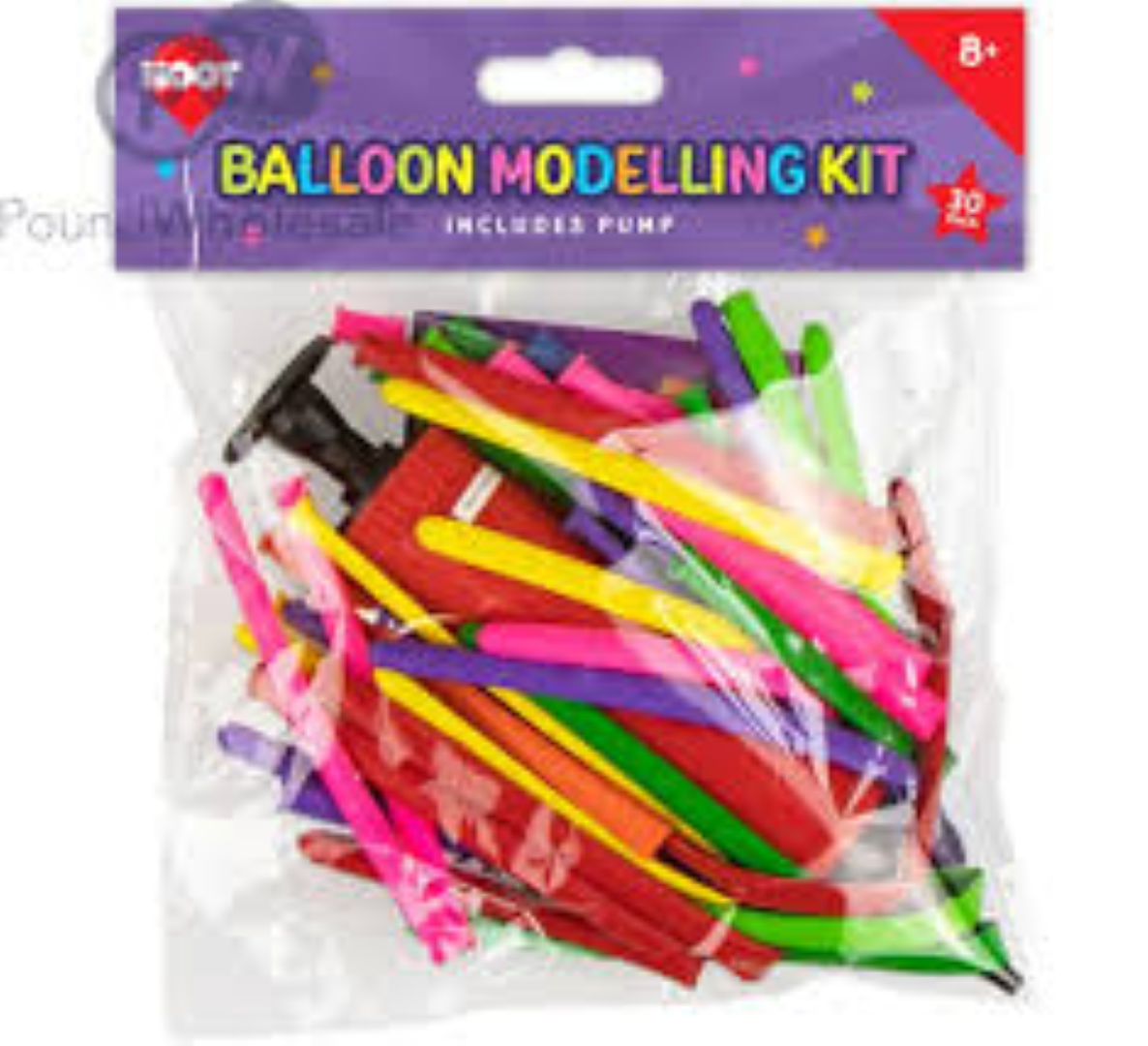 HOOT ASST COLOUR BALLOON MODELLING KIT 30PK